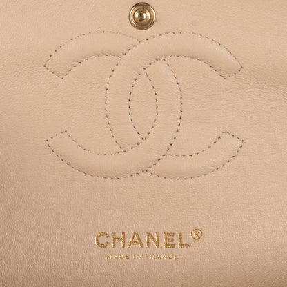 Chanel Caviar Quilted Medium Double Flap Beige Clair 5 of 7