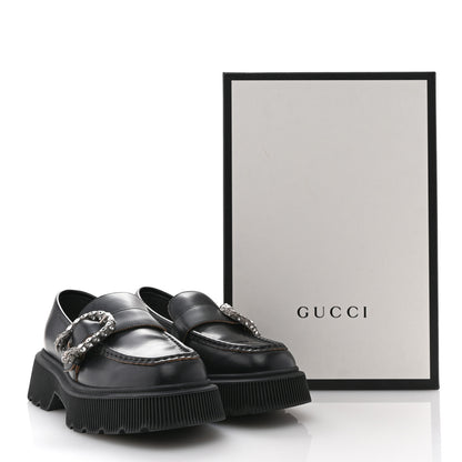 Gucci Cordovan Lux Dionysus Hunder Loafers 39.5 Black 10 of 12