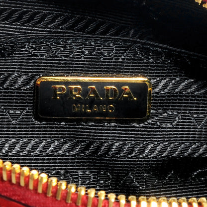 Prada Spazzolato Convertible Crossbody Scarlatto Fume 7 of 10