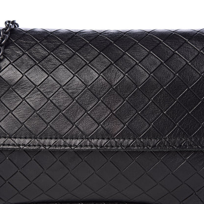 Bottega Veneta Nappa Intrecciato Mini Chain Messenger Black 7 of 10