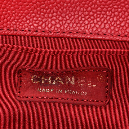 Chanel Caviar Quilted Medium Boy Flap Red 6 of 11