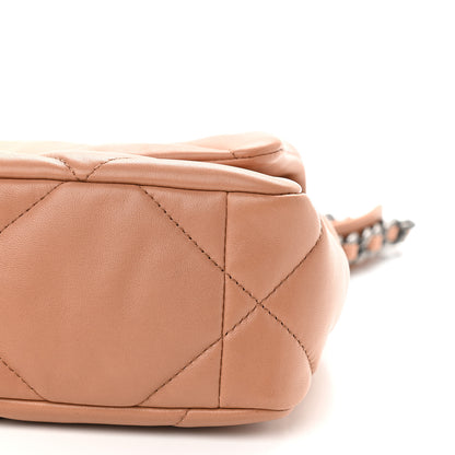 Chanel Lambskin Quilted Medium Chanel 19 Flap Brown 9 of 9