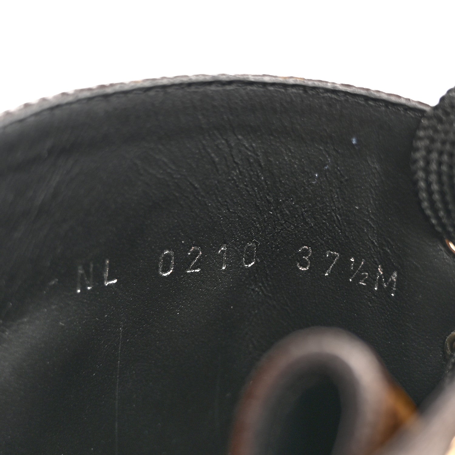 Louis Vuitton Calfskin Monogram Wonderland Flat Ranger Boots 37.5 Black 9 of 13