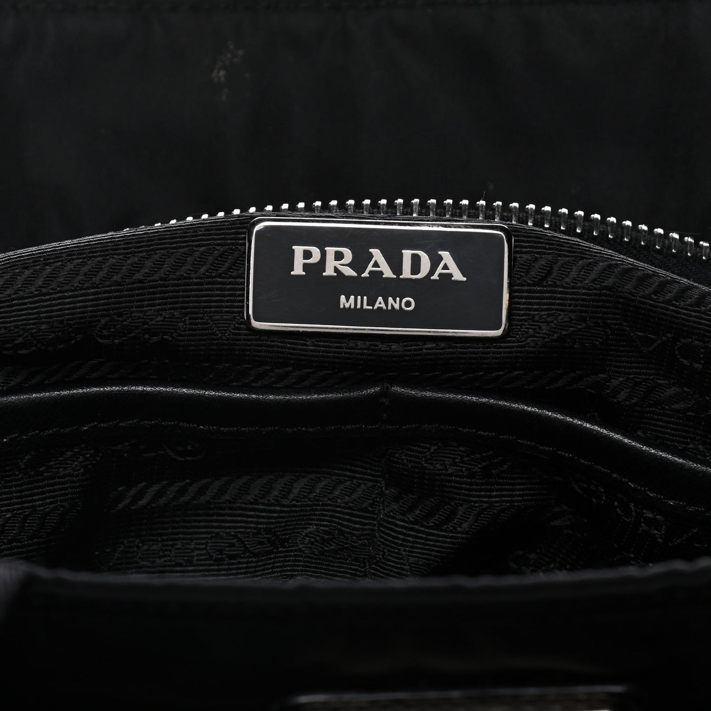 Tessuto Nylon Diaper Bag Black