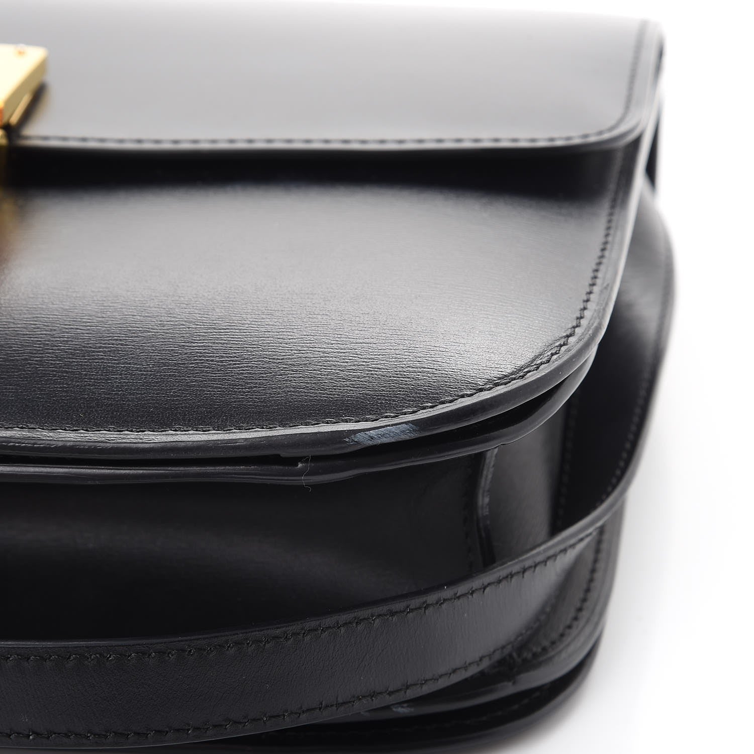 Celine Box Calfskin Medium Classic Box Flap Bag Black 8 of 13