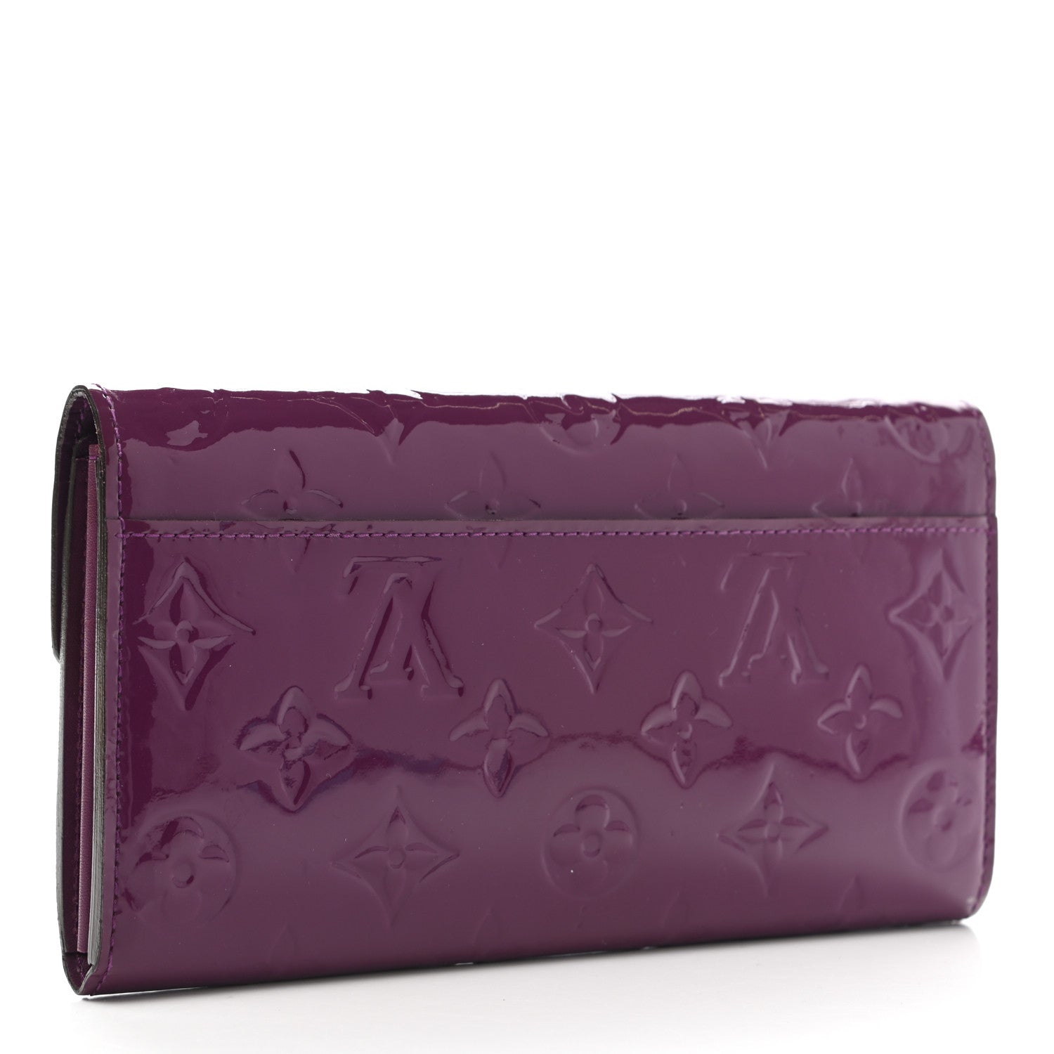 Louis Vuitton Vernis Sarah Wallet NM Amethyste 3 of 12