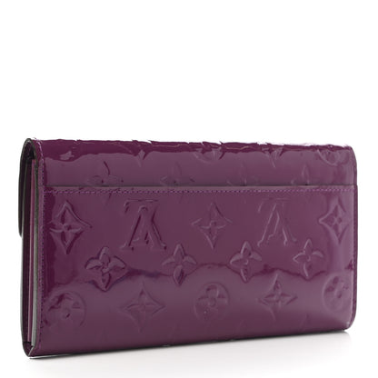 Louis Vuitton Vernis Sarah Wallet NM Amethyste 3 of 12