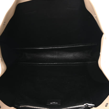 Saint Laurent Vitello Large Rive Gauche Tote Sea Salt 5 of 10