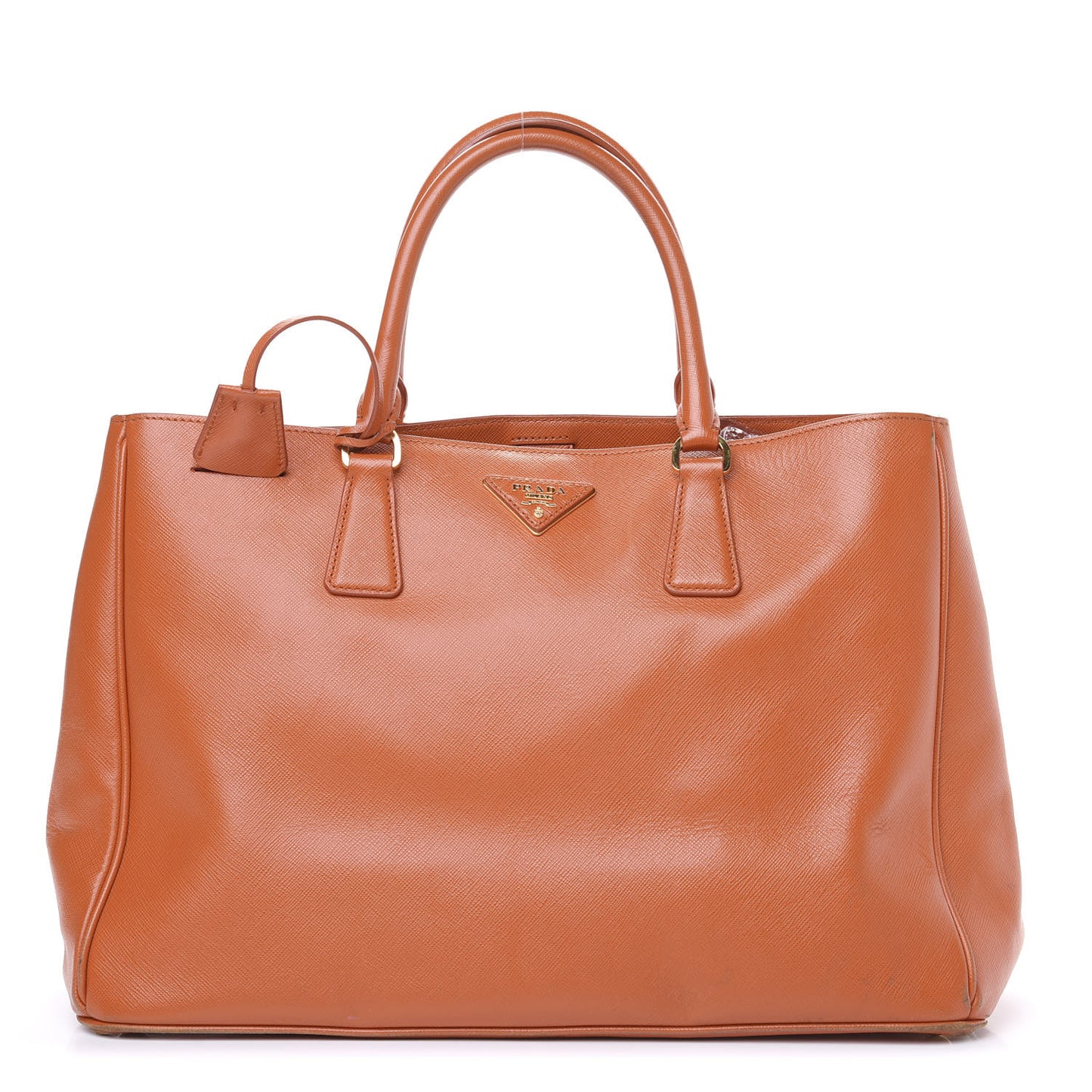 Saffiano Lux Large Tote Papaya