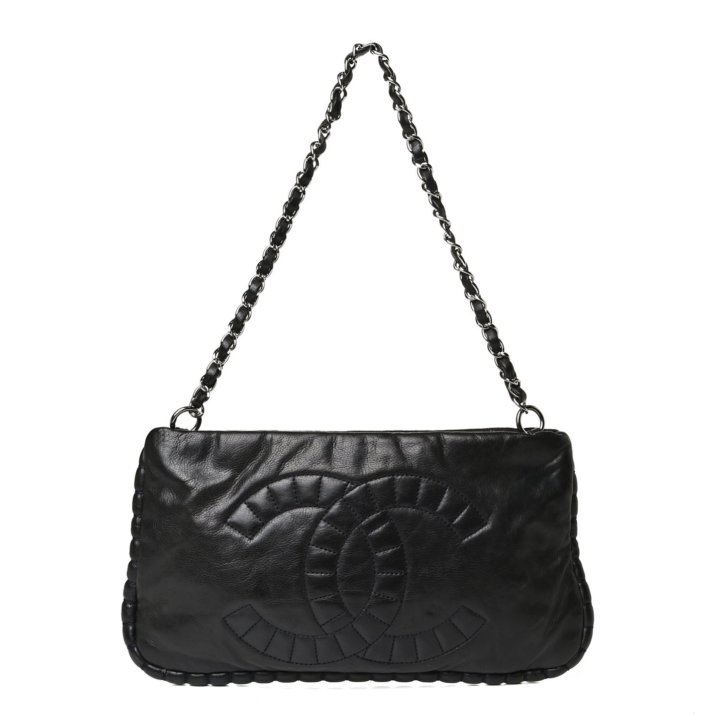 Calfskin On the Bund Pochette Black