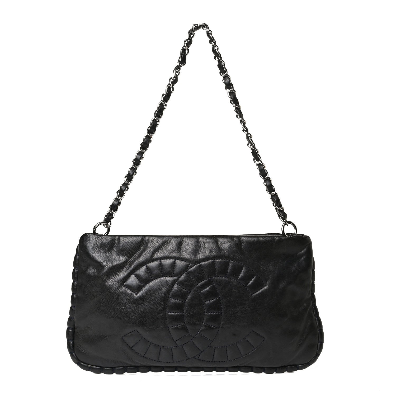 Chanel Calfskin On the Bund Pochette Black 1 of 18