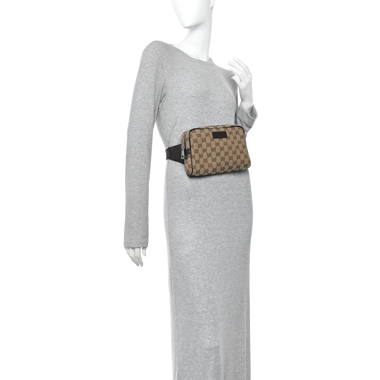 Monogram Belt Bag  Dark Brown