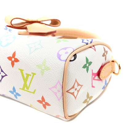 Louis Vuitton LV X TM Monogram Multicolor Nano Speedy White 9 of 10