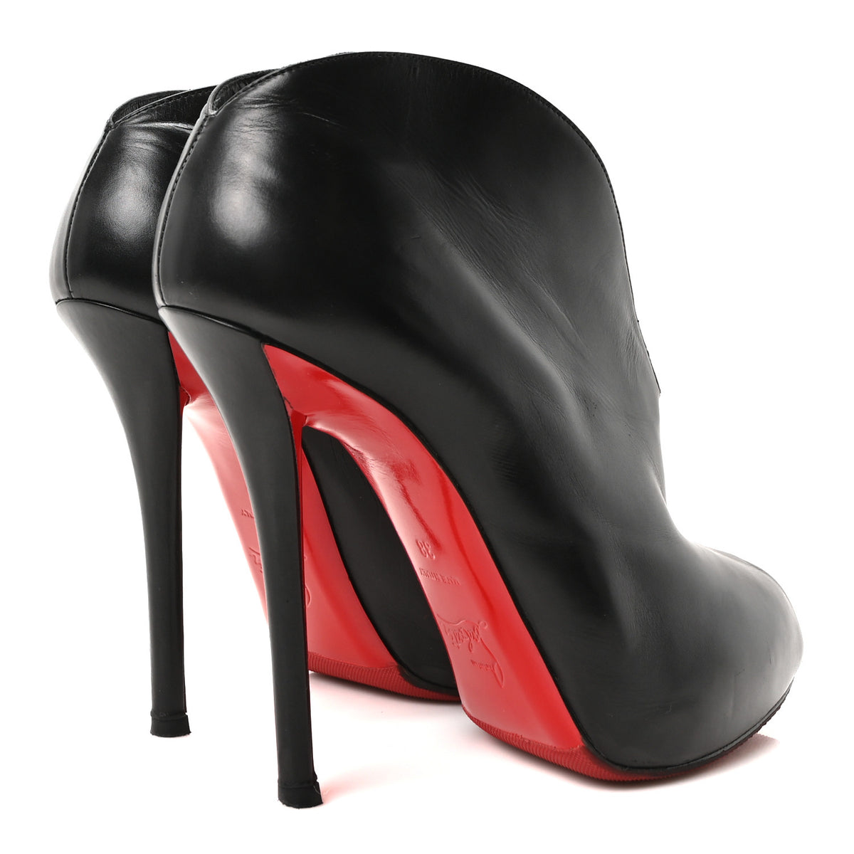 Patent Calfskin Chester Fille 120 Ankle Bootie 39 Black