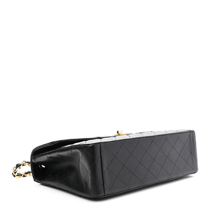 Chanel Lambskin Quilted XL Jumbo Single Flap Black 4 of 10