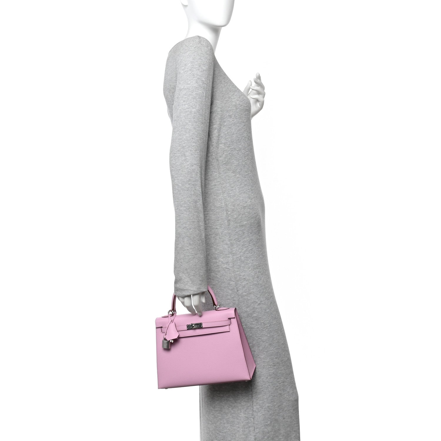 Hermes Epsom Kelly Sellier 25 Mauve Sylvestre 2 of 10