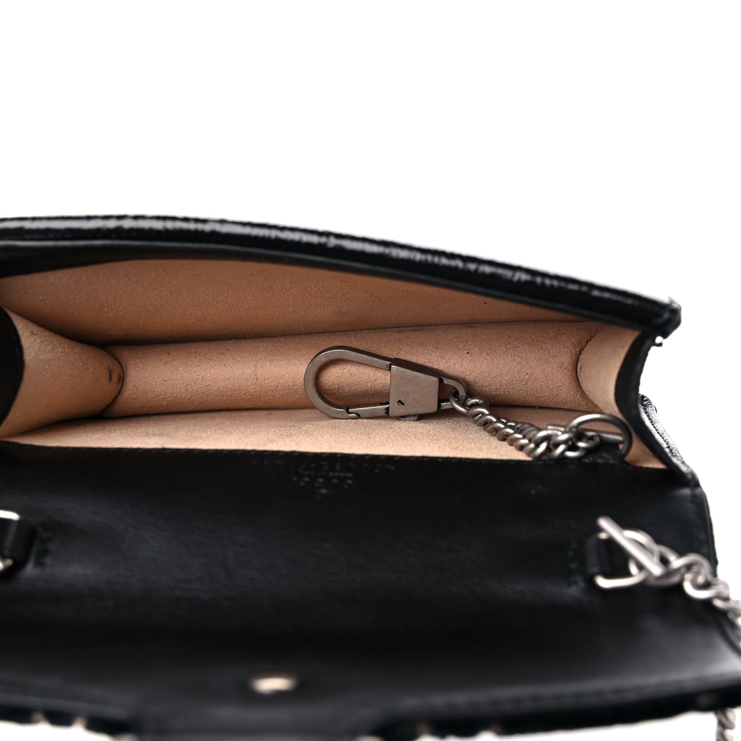 Velvet GG Monogram Super Mini Dionysus Shoulder Bag Blue Beige Black