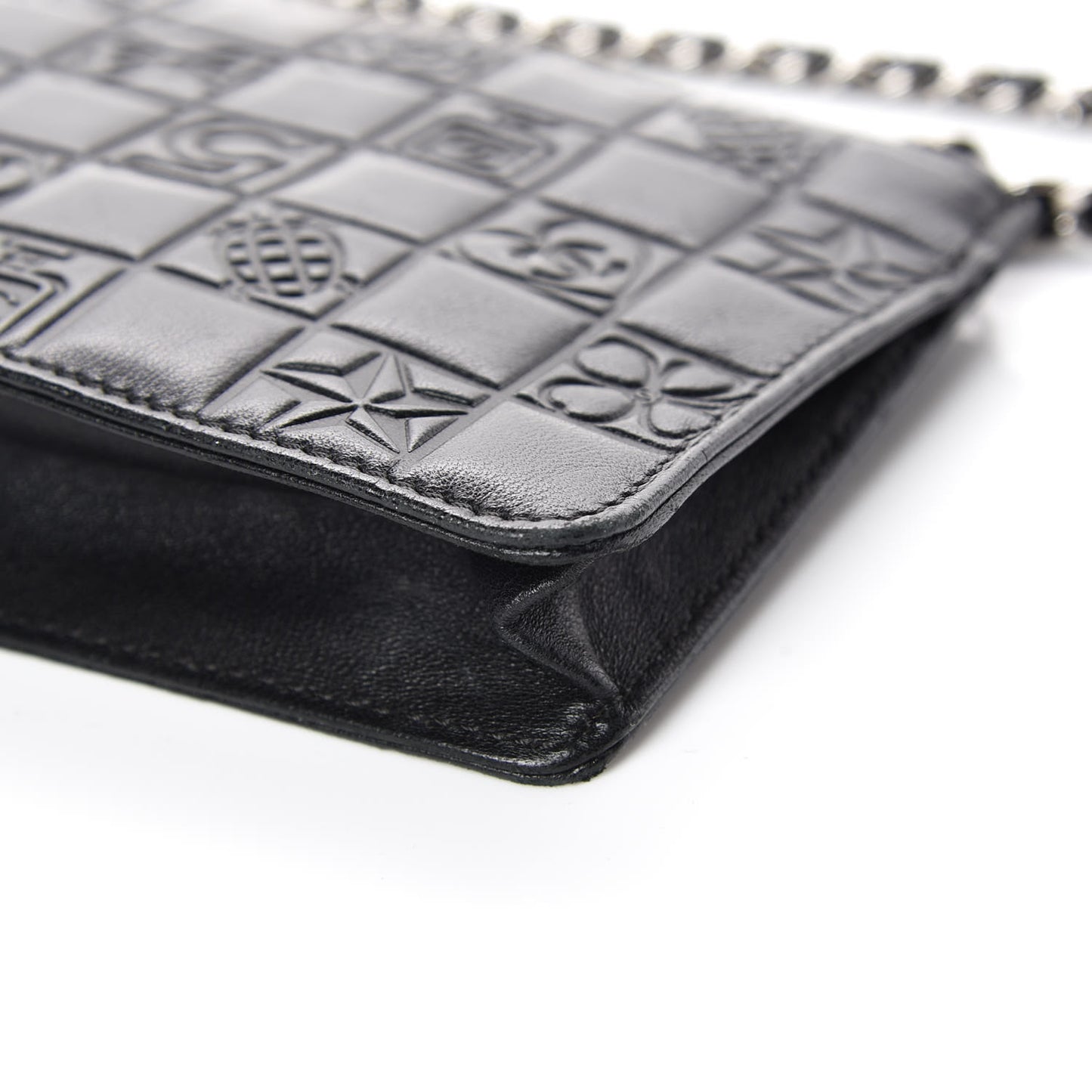 Lambskin Precious Symbols Pochette Black