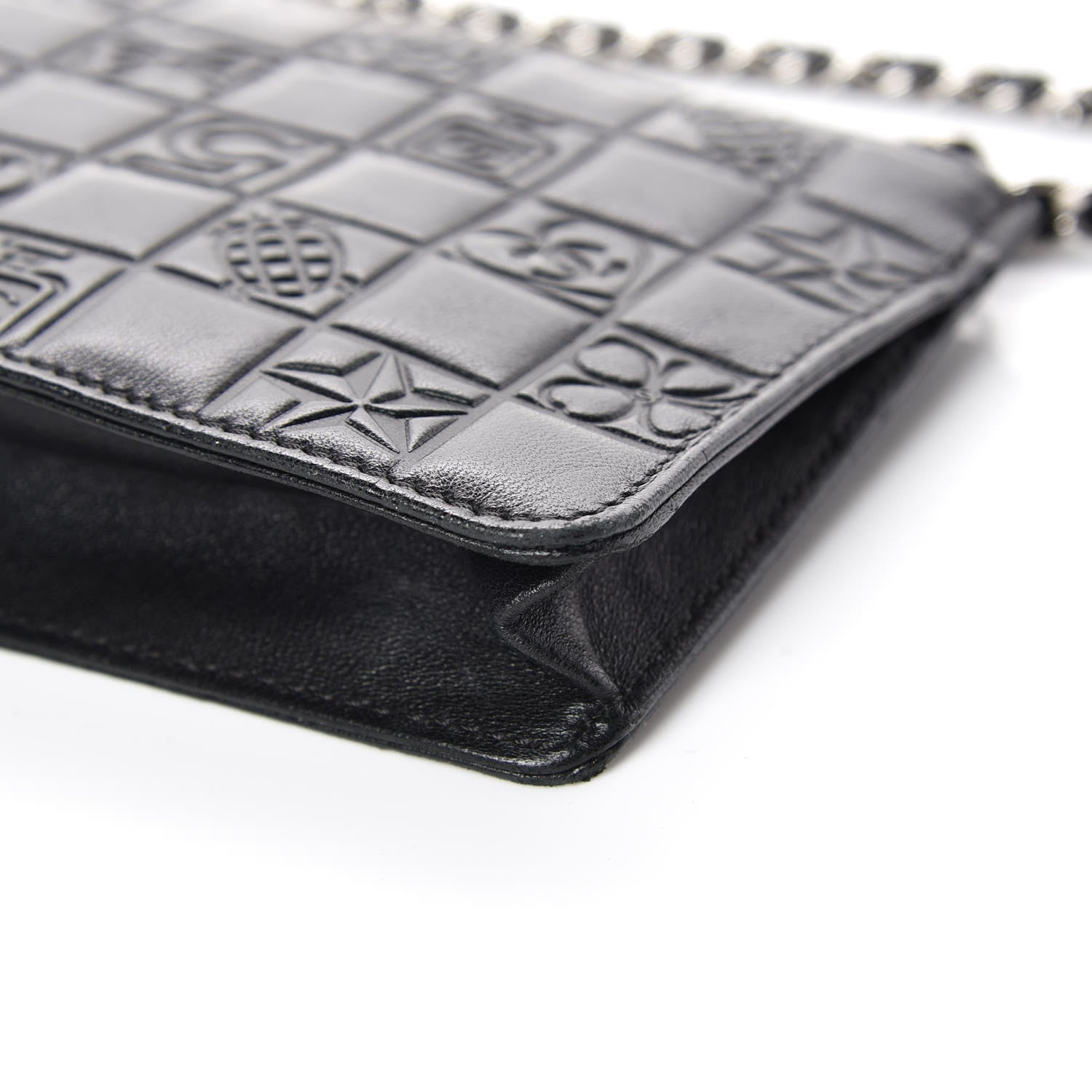 Chanel Lambskin Precious Symbols Pochette Black 10 of 11
