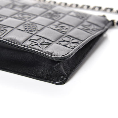 Chanel Lambskin Precious Symbols Pochette Black 10 of 11