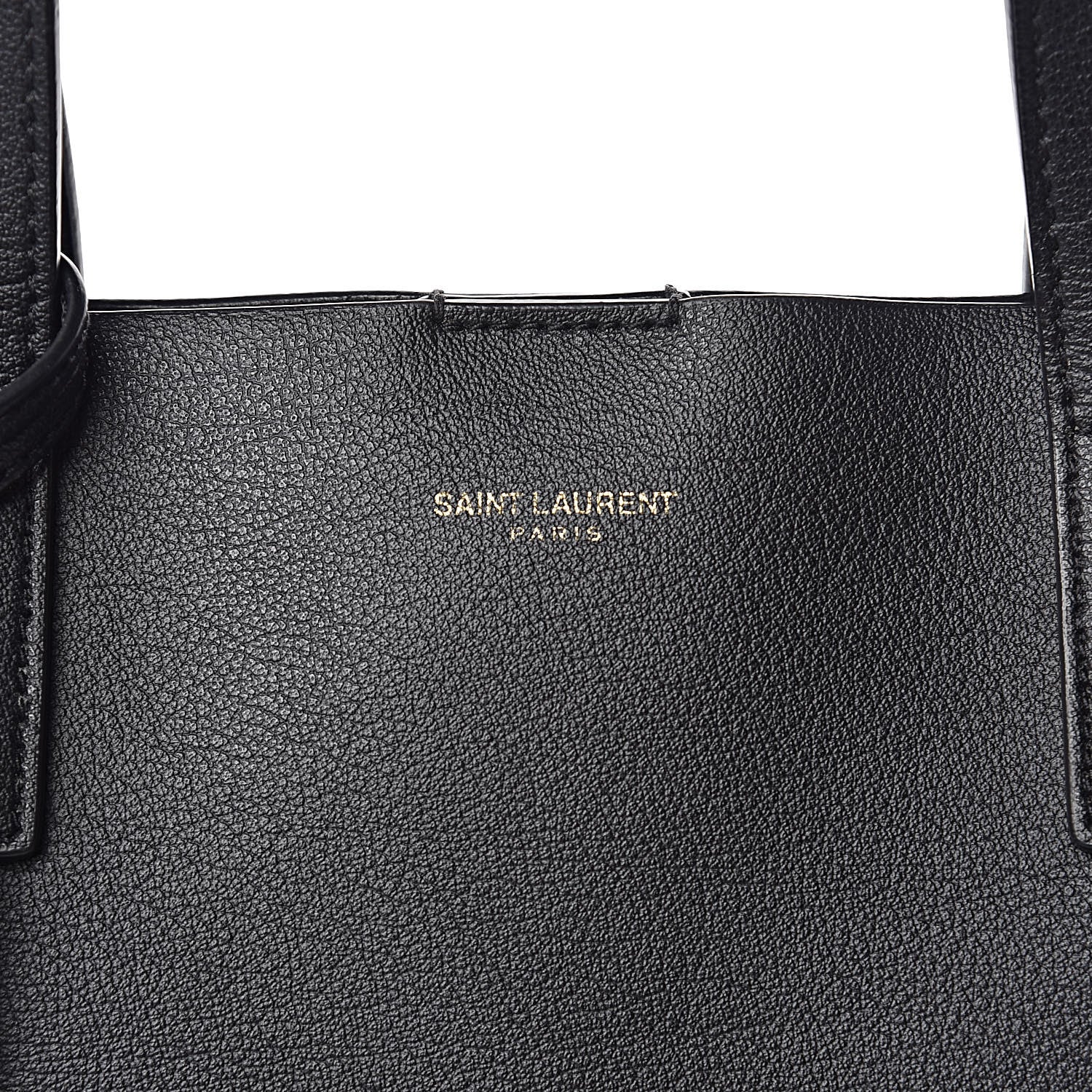 Saint Laurent Calfskin Toy Shopping Tote Black 9 of 9
