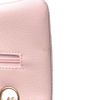 Chanel Caviar Quilted Small Double Flap Light Pink 10 of 11