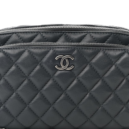Chanel Calfskin Quilted Waist Bag Dark Grey 7 of 8
