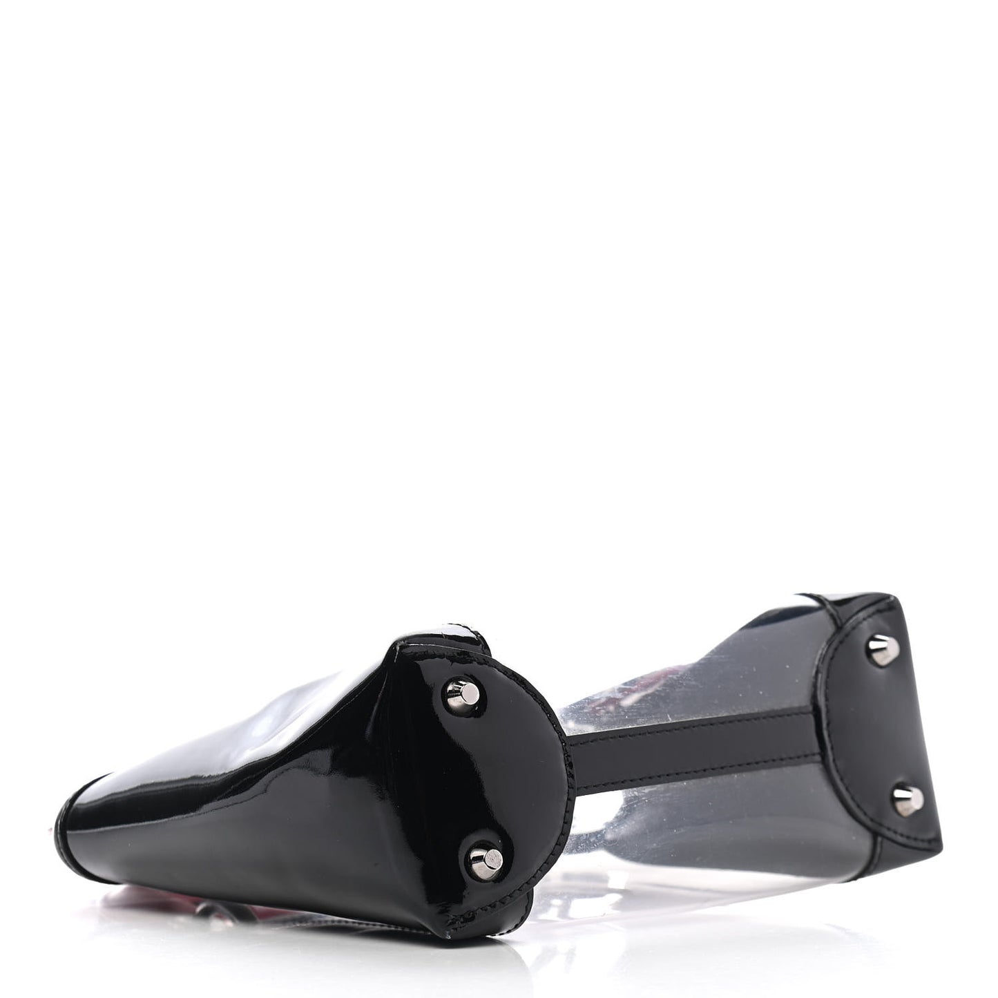 Patent PVC Mini Lady Dior Black Red