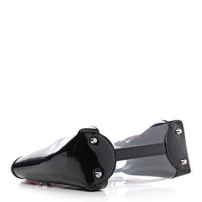 Christian Dior Patent PVC Mini Lady Dior Black Red 4 of 8