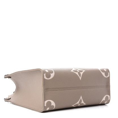 Louis Vuitton Empreinte Monogram Giant Onthego PM Tourterelle Creme 5 of 11