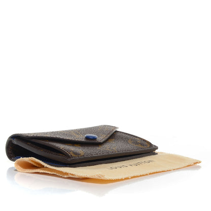 Louis Vuitton Monogram Compact Marie Wallet Blue 4 of 7