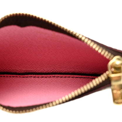 Louis Vuitton Monogram 2022 Christmas Animation Paris Key Pouch Pink 5 of 7