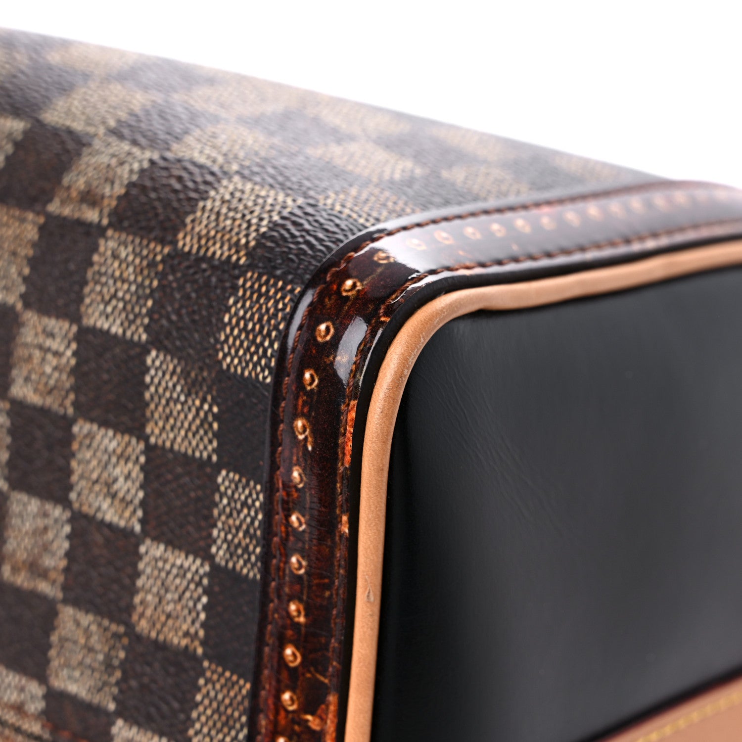 Louis Vuitton Transformed Damier Ebene Time Trunk Speedy Bandouliere 25 Black 8 of 14