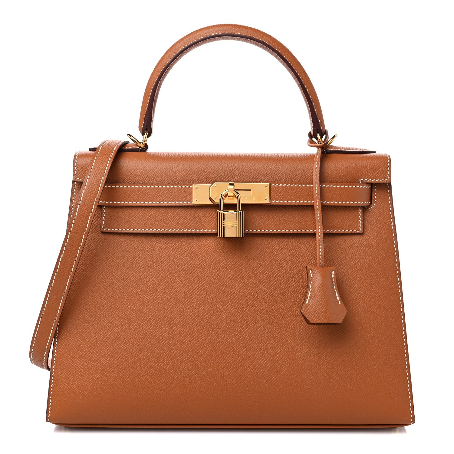 Hermes Epsom Kelly Sellier 28 Gold 1 of 9