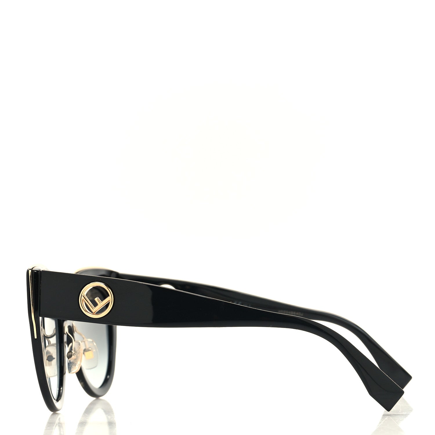 Fendi Acetate F is Fendi Cat Eye Sunglasses FF 0360/G/S Black 3 of 7
