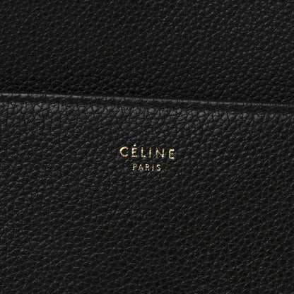 Celine Soft Grained Calfskin Sangle Bucket Bag Black 6 of 10