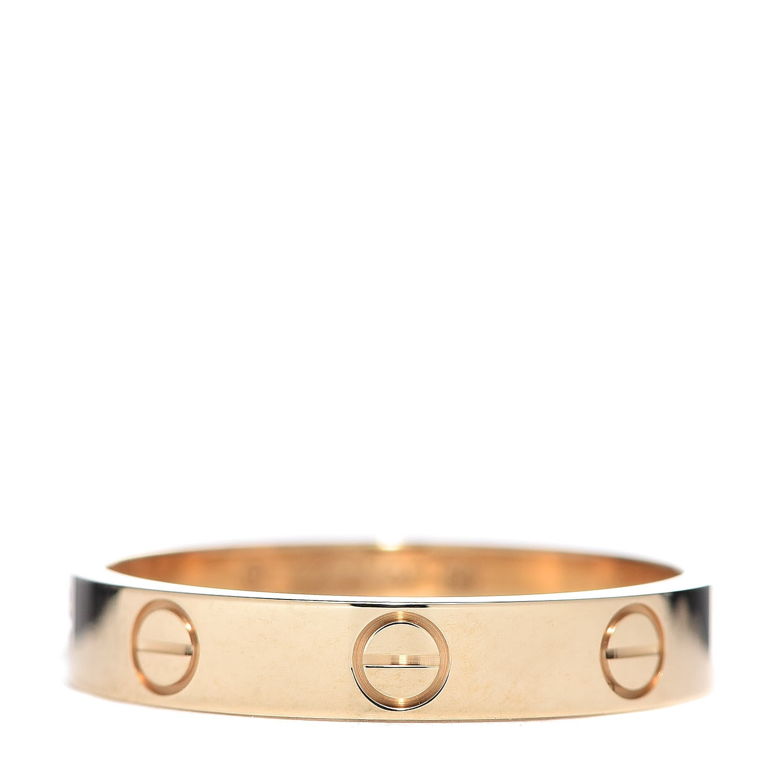 Cartier 18K Yellow Gold 3.5mm LOVE Wedding Band Ring 56 7.5 1 of 5