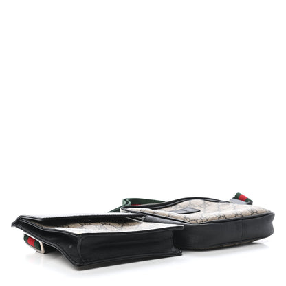 Gucci GG Supreme Monogram Web Belt Bag Black 4 of 12