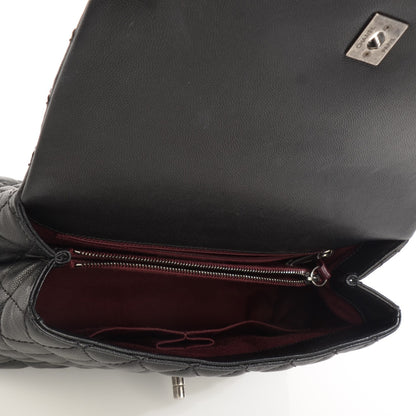 Chanel Caviar Quilted Small Coco Handle Flap Black 5 of 8