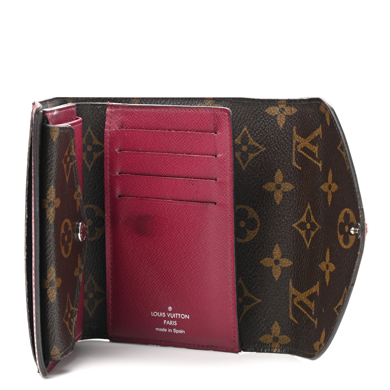 Louis Vuitton Epi Monogram Marie-Lou Compact Wallet Fuchsia 5 of 17