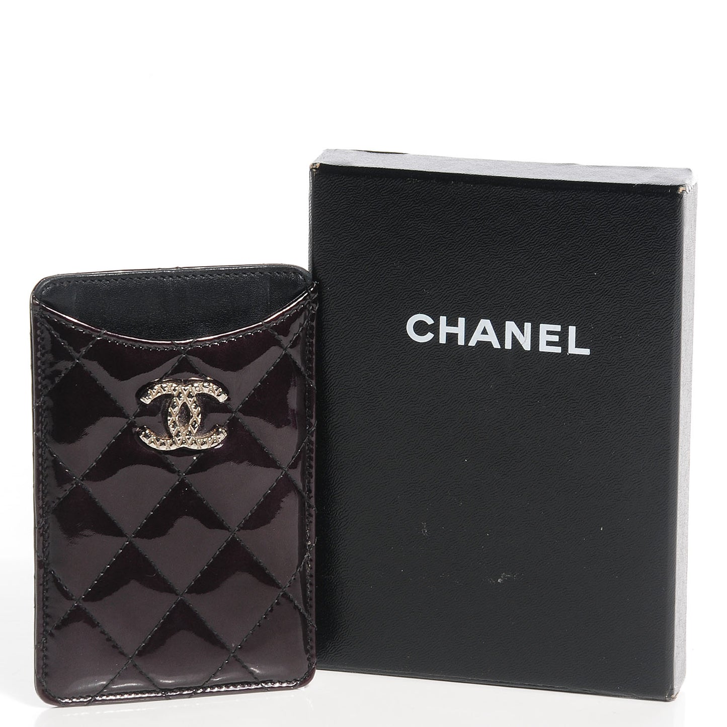 Patent Quilted Brilliant iPhone 4 Case Black
