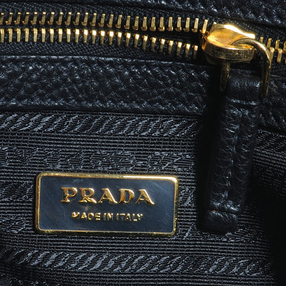 Prada Vitello Daino Buckle Bag Nero Black 7 of 8