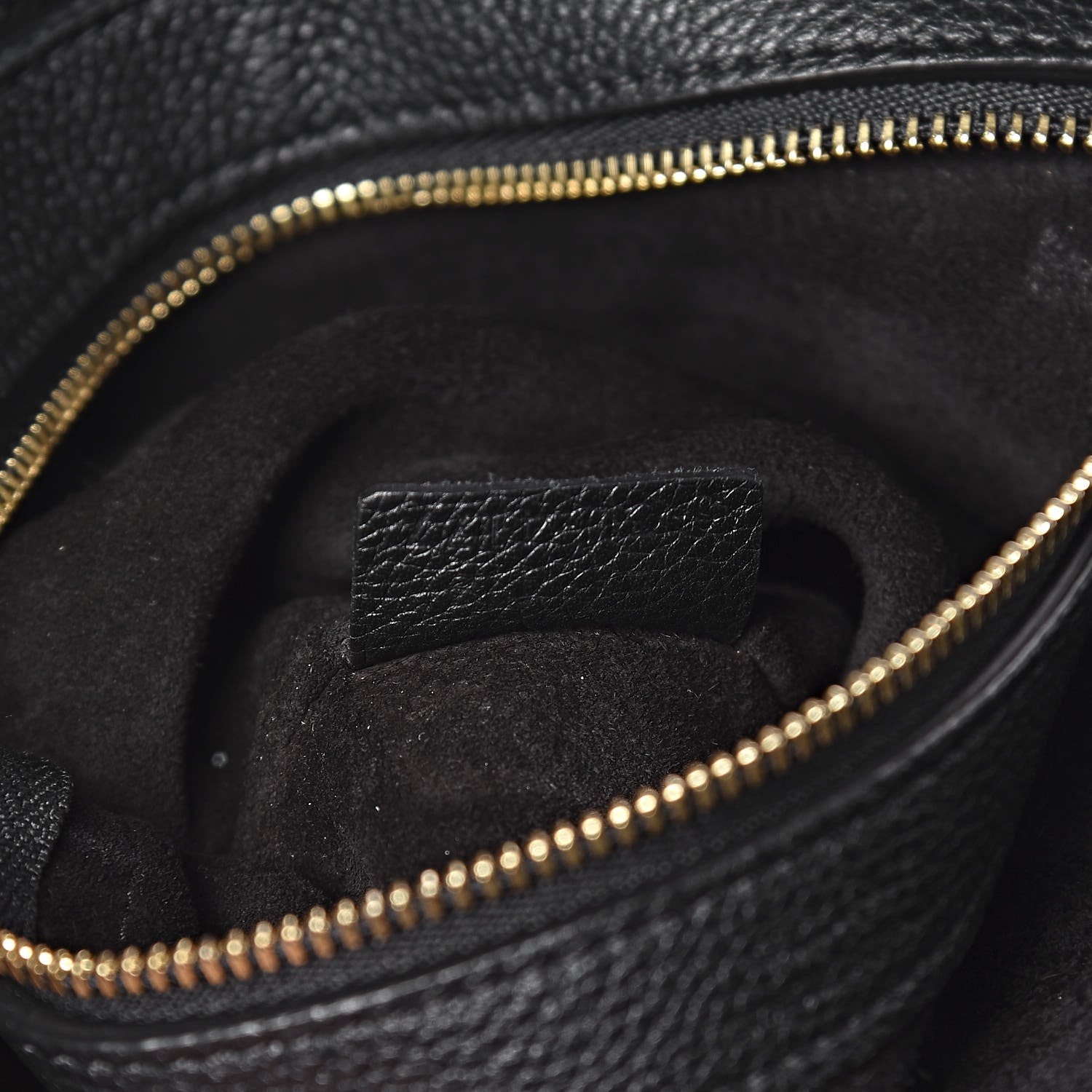 Celine Soft Grained Calfskin Medium Belt Cabas Phantom Black 7 of 11