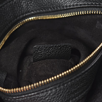 Celine Soft Grained Calfskin Medium Belt Cabas Phantom Black 7 of 11