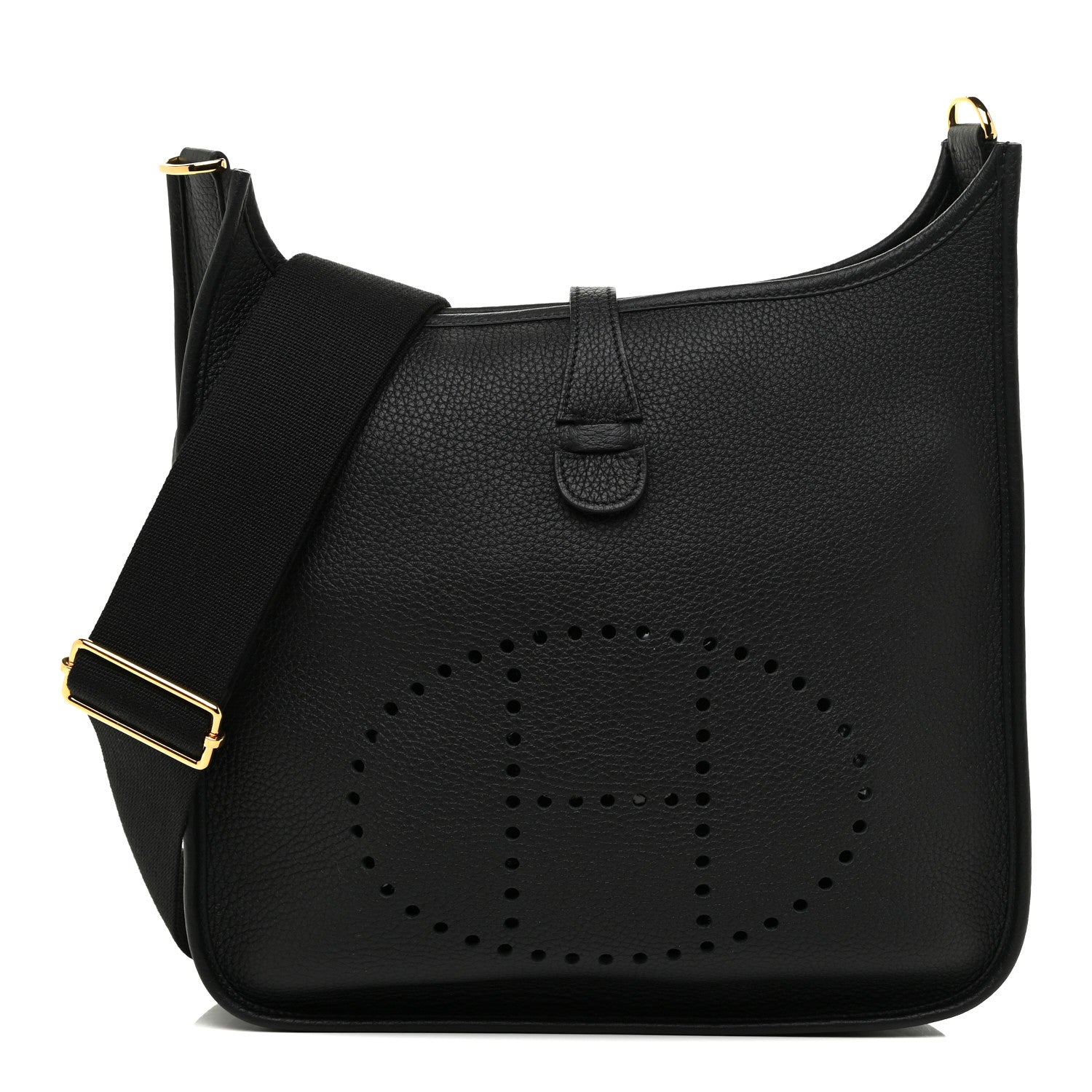 Hermes Taurillon Clemence Evelyne III PM Black 1 of 11