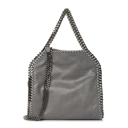 Stella McCartney Shaggy Deer Mini Falabella Fold Over Tote Light Grey 1 of 9