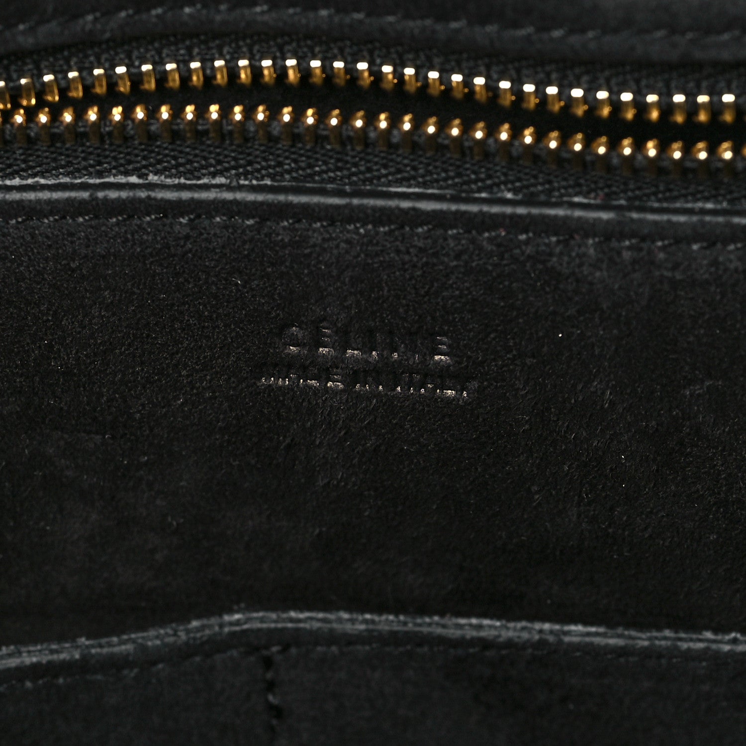 Celine Bullhide Calfskin Small Ring Bag Black 5 of 8