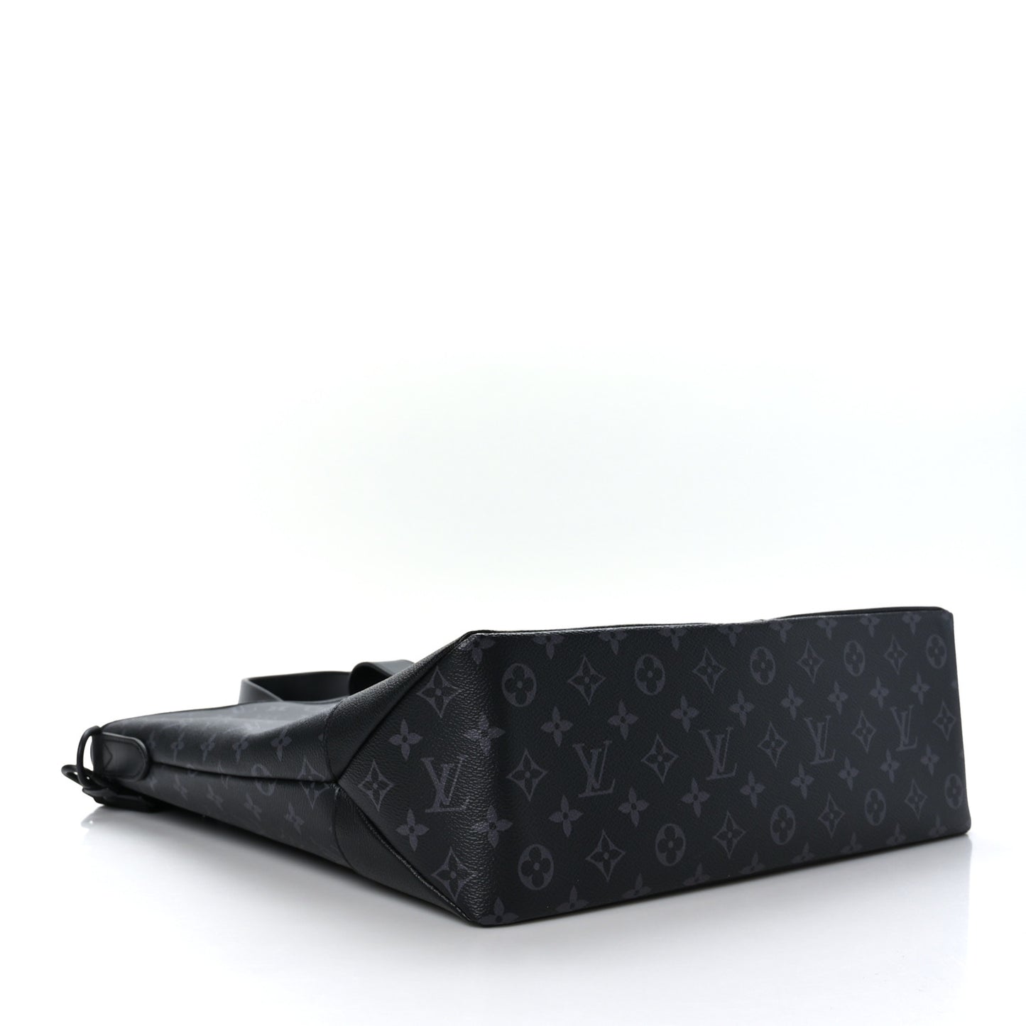 LOUIS VUITTON Monogram Eclipse Saumur Tote Black