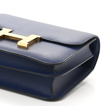 Hermes Epsom Constance 24 Bleu Saphir 10 of 11