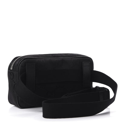 Gucci Econyl Nylon Monogram Off The Grid Belt Bag Black 3 of 10
